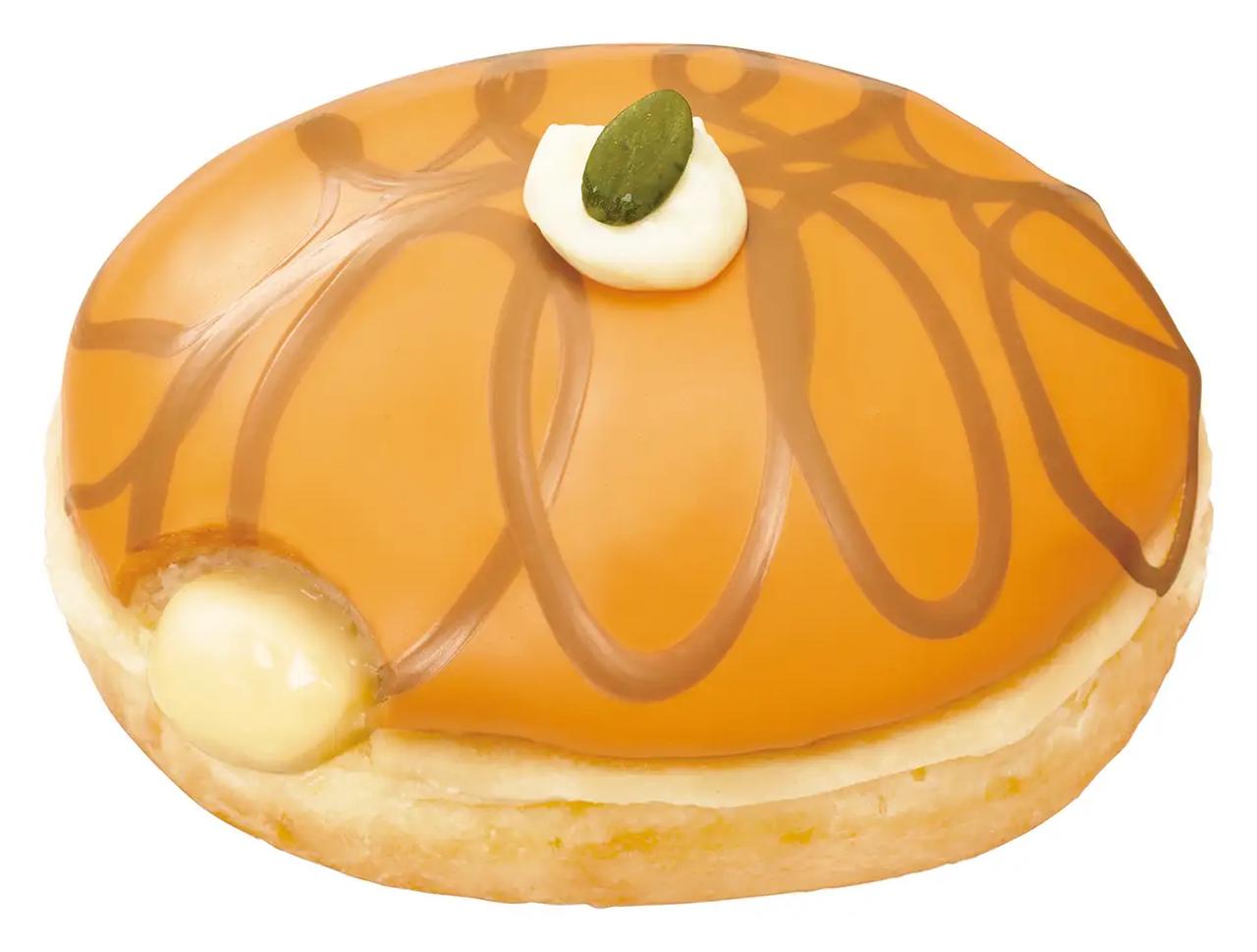 画像: 『キャラメル パンプキン プディング』 【販売期間】2025年9月10日（水）～10月上旬予定 【販売価格】356円（イートイン363円）