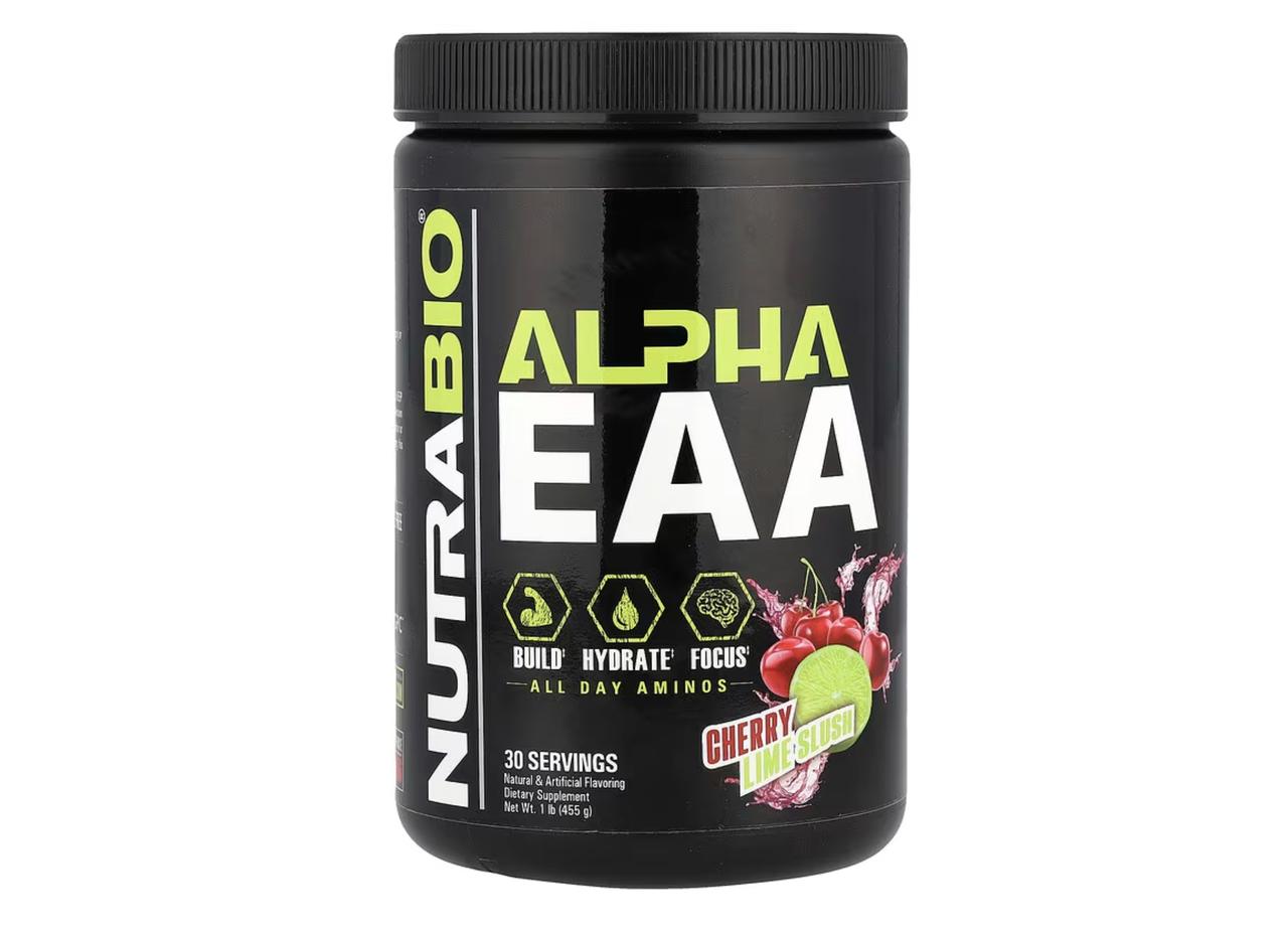 画像: NutraBio, アルファEAA、チェリーライムスラッシュ / iHerb