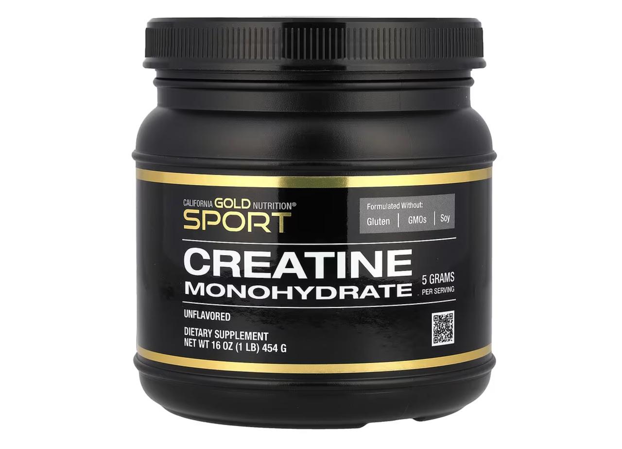 画像: California Gold Nutrition, スポーツ、クレアチン一水和物、プレーン、454g /iHerb