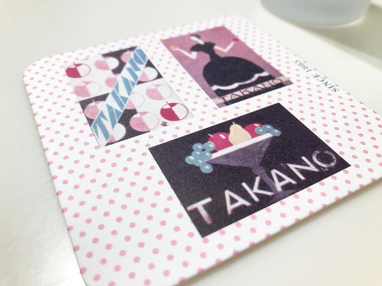 画像: レトロなコースターがかわいい