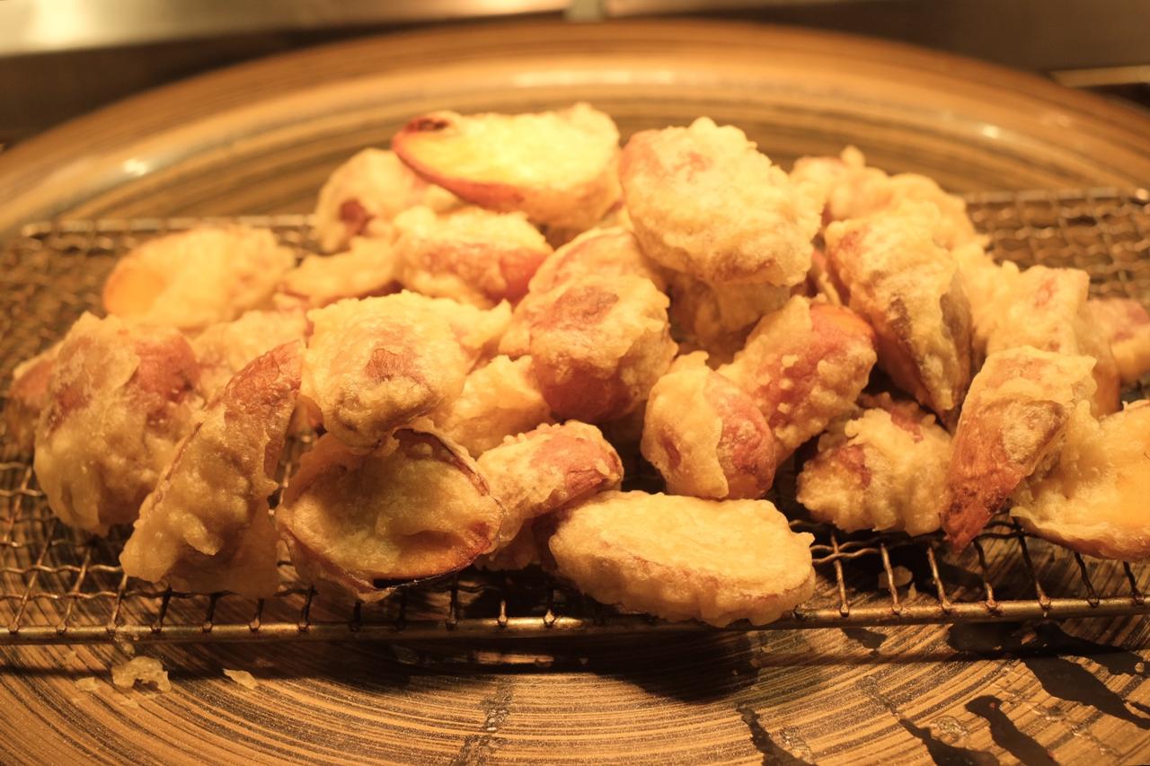 画像: 焼きいも天ぷら