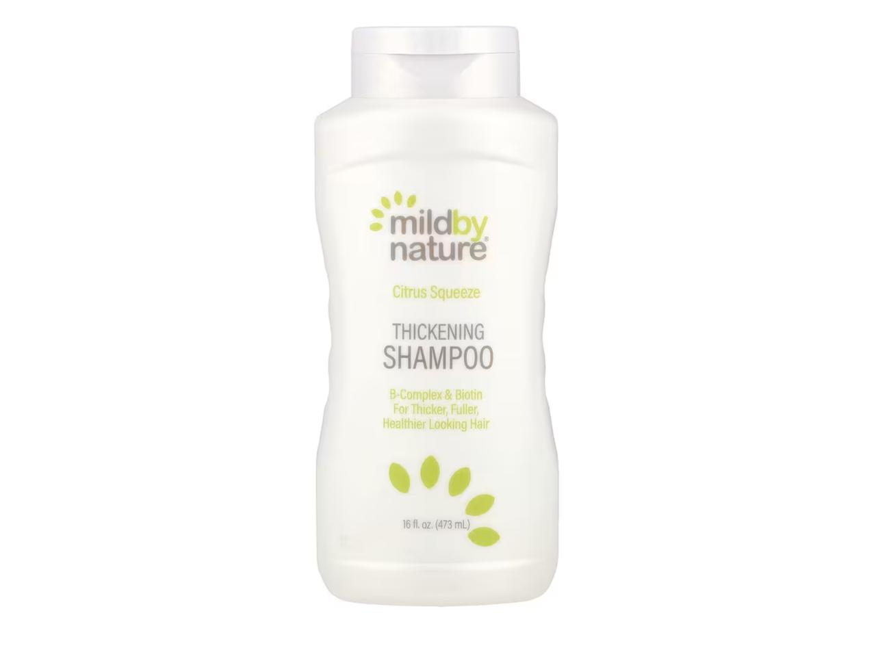 画像: Mild By Nature, シックニングシャンプー、ビタミンBコンプレックス＆ビオチン、シトラススクイーズ、473ml / iHerb
