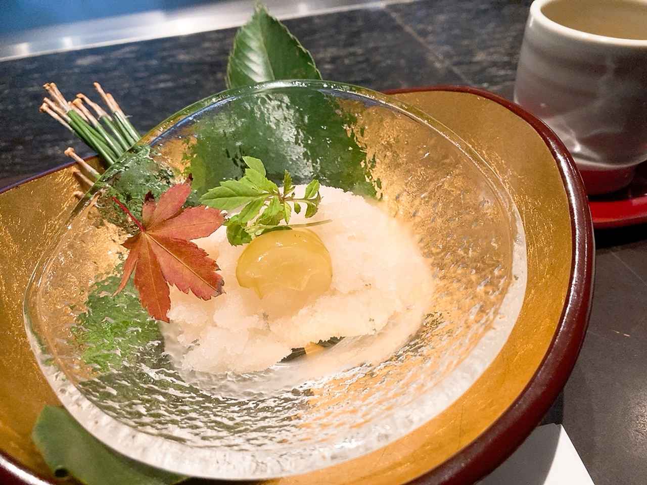 画像: 添えられたミニリーフの香りも爽やか