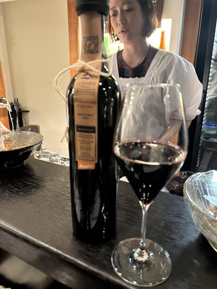 画像2: 本日のメインは鴨と旬野菜の溶岩焼き