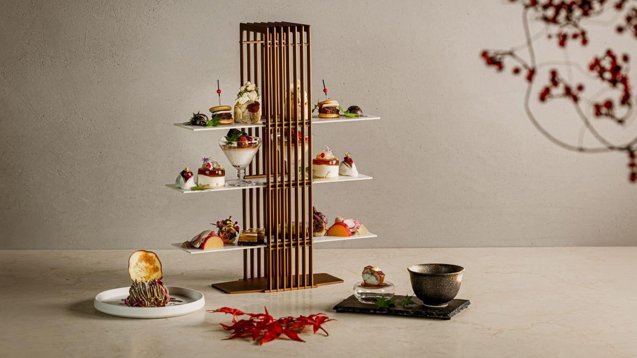 画像: 実りの秋の和アフタヌーンティー～日本茶と秋の愉しむ秋の彩り～