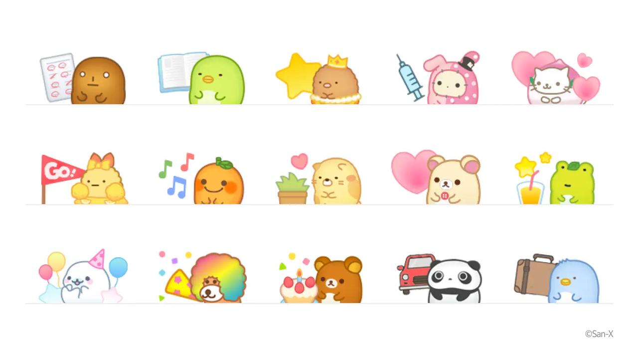 画像: 予定を可愛く表現できる全15種類のラインアップ