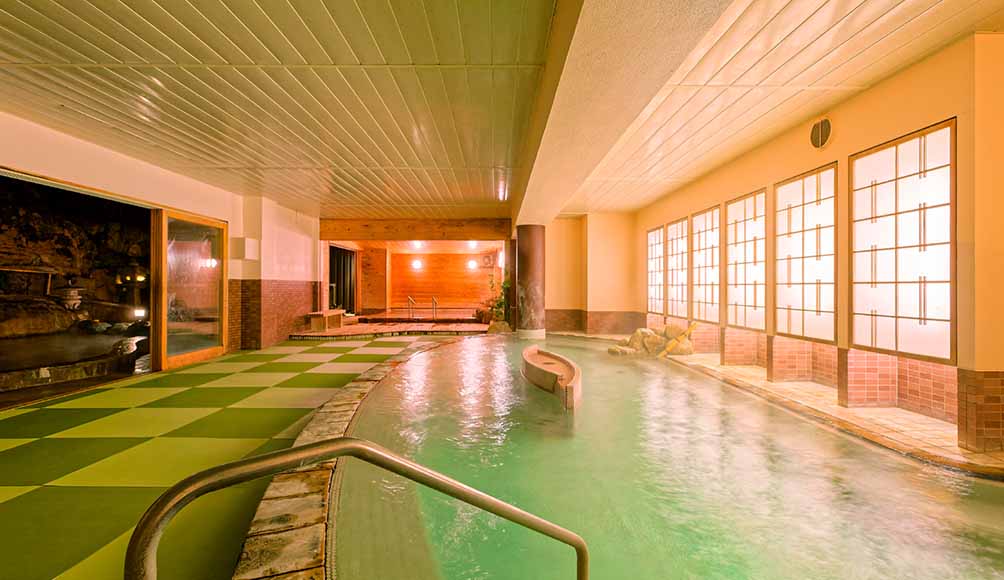 画像: 内湯/男女入替制 提供:Premium 白浜彩朝楽 www.ooedoonsen.jp