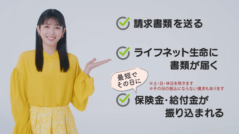 画像: 【ライフネット生命】保険金・給付金の最短当日支払い開始から1ヶ月の成果