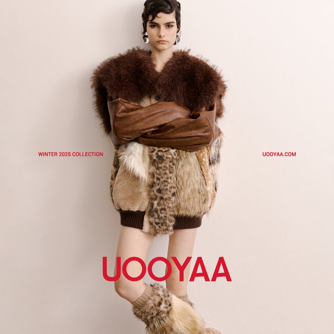 画像: ファーパッチワーク×セーラー襟ブルゾン 160,000円（税込）