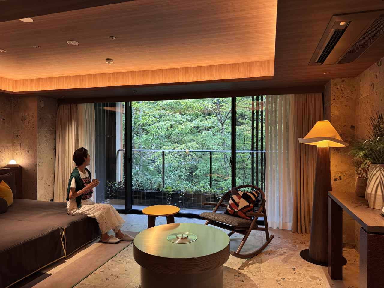 画像: ベランダに出なくとも、緑を感じ、癒されます