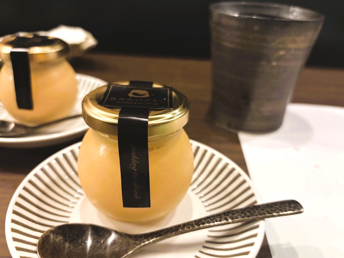 画像: デザート「呑みたいプリン」