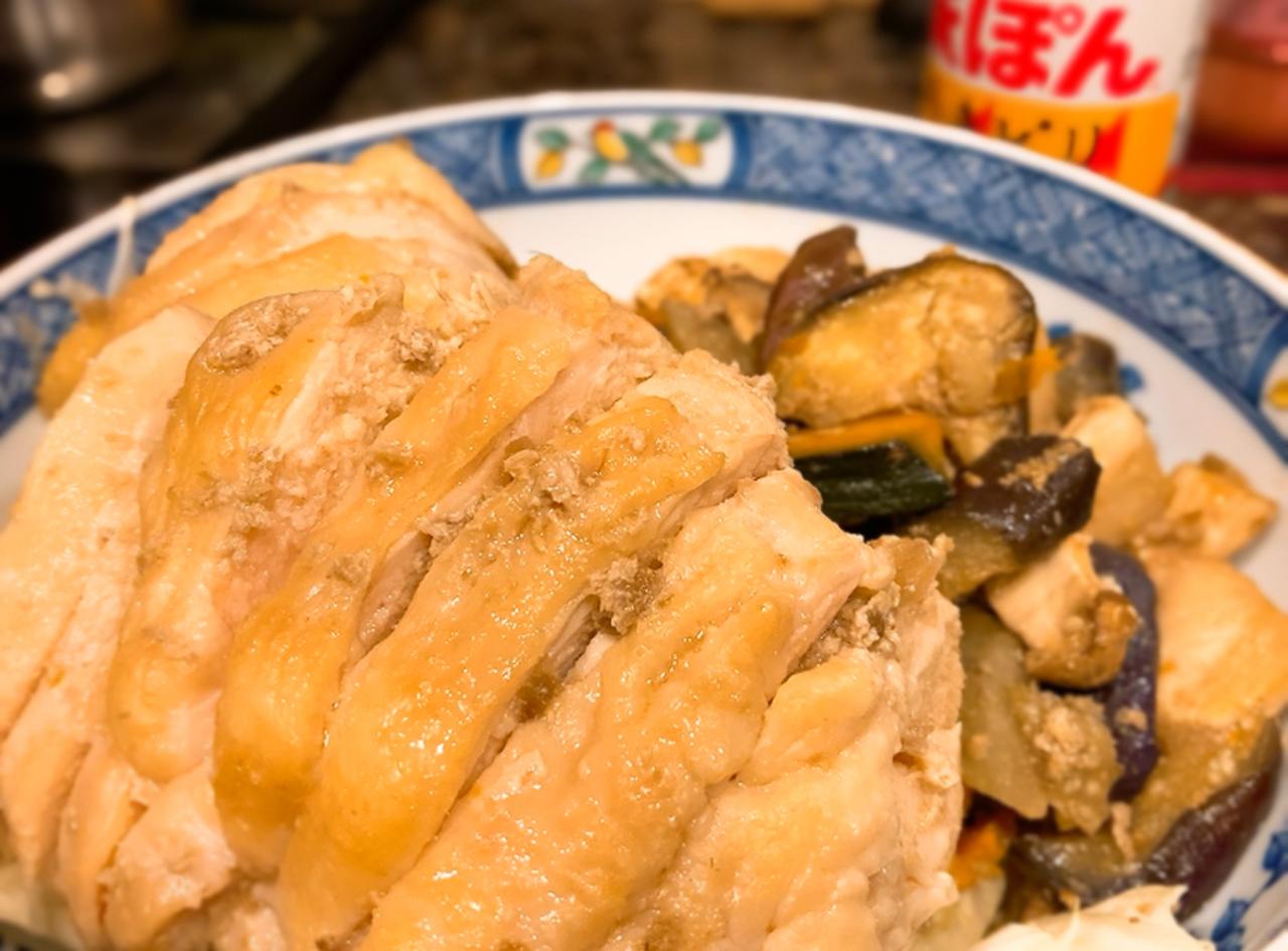 画像: 鶏むね肉もレンジで煮込んで