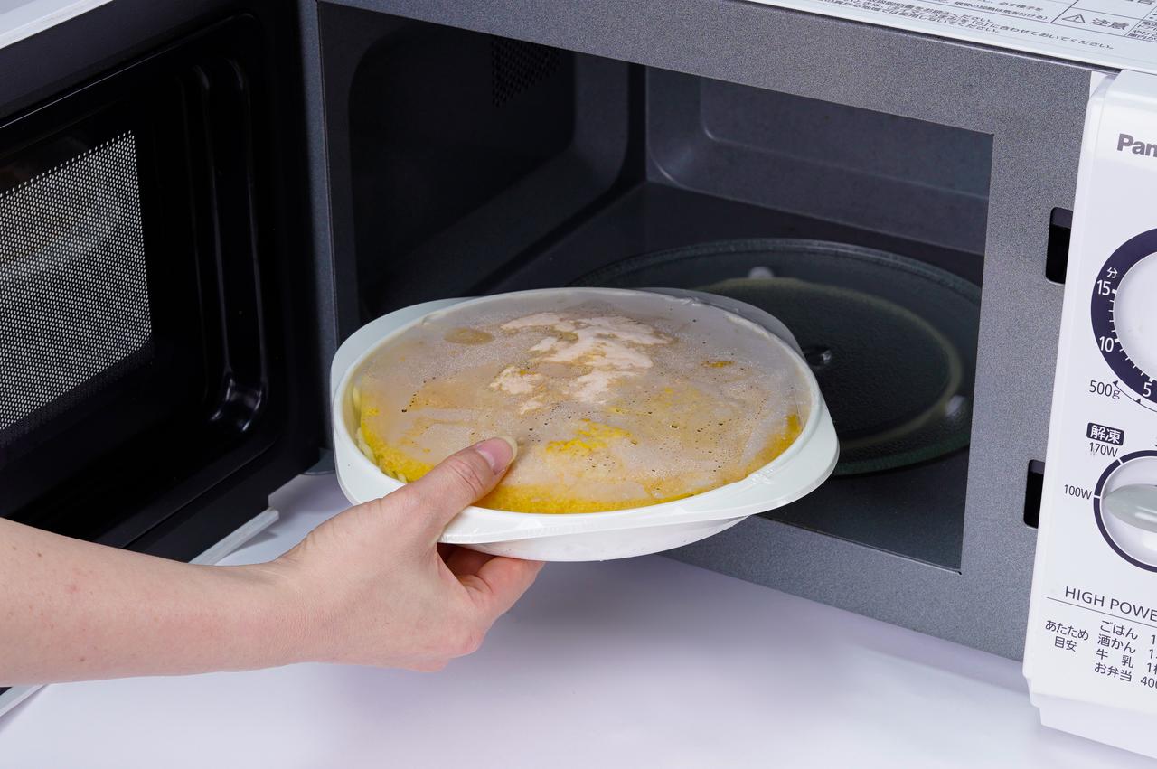 画像: レンジで簡単に調理が可能