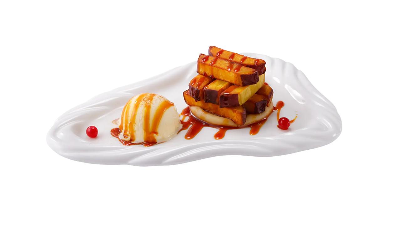 画像: ●フライドスイートポテト（単品/コーヒーセット）