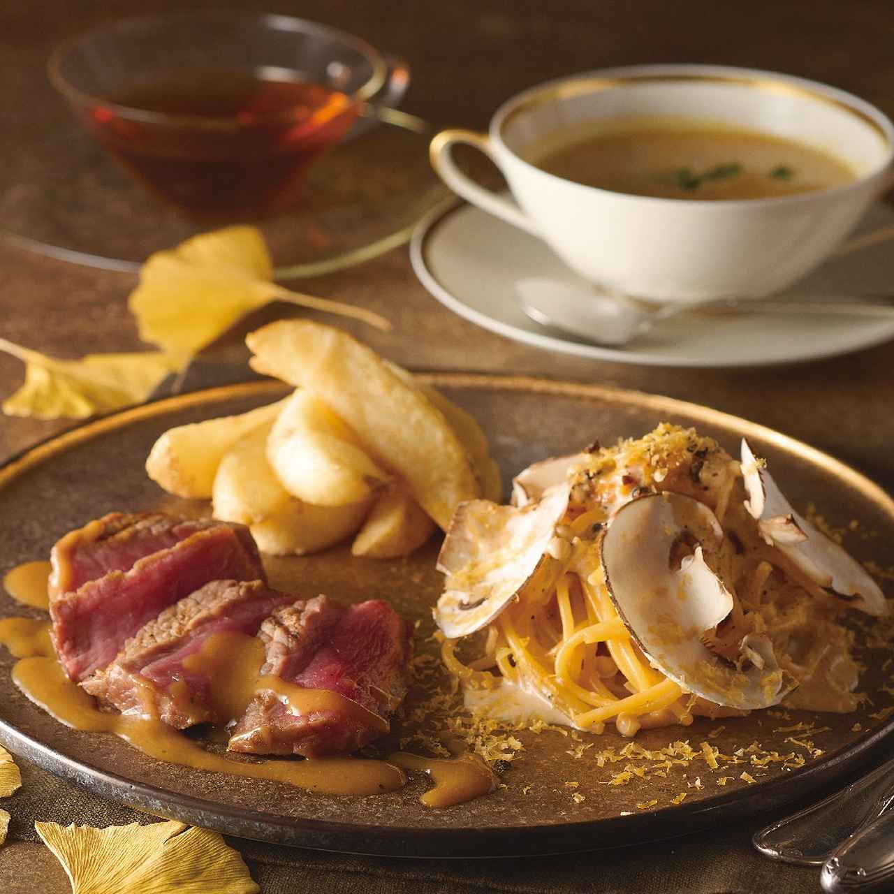 画像: トリュフ香る新作パスタも登場 黄葉シーズン限定ランチ&コース