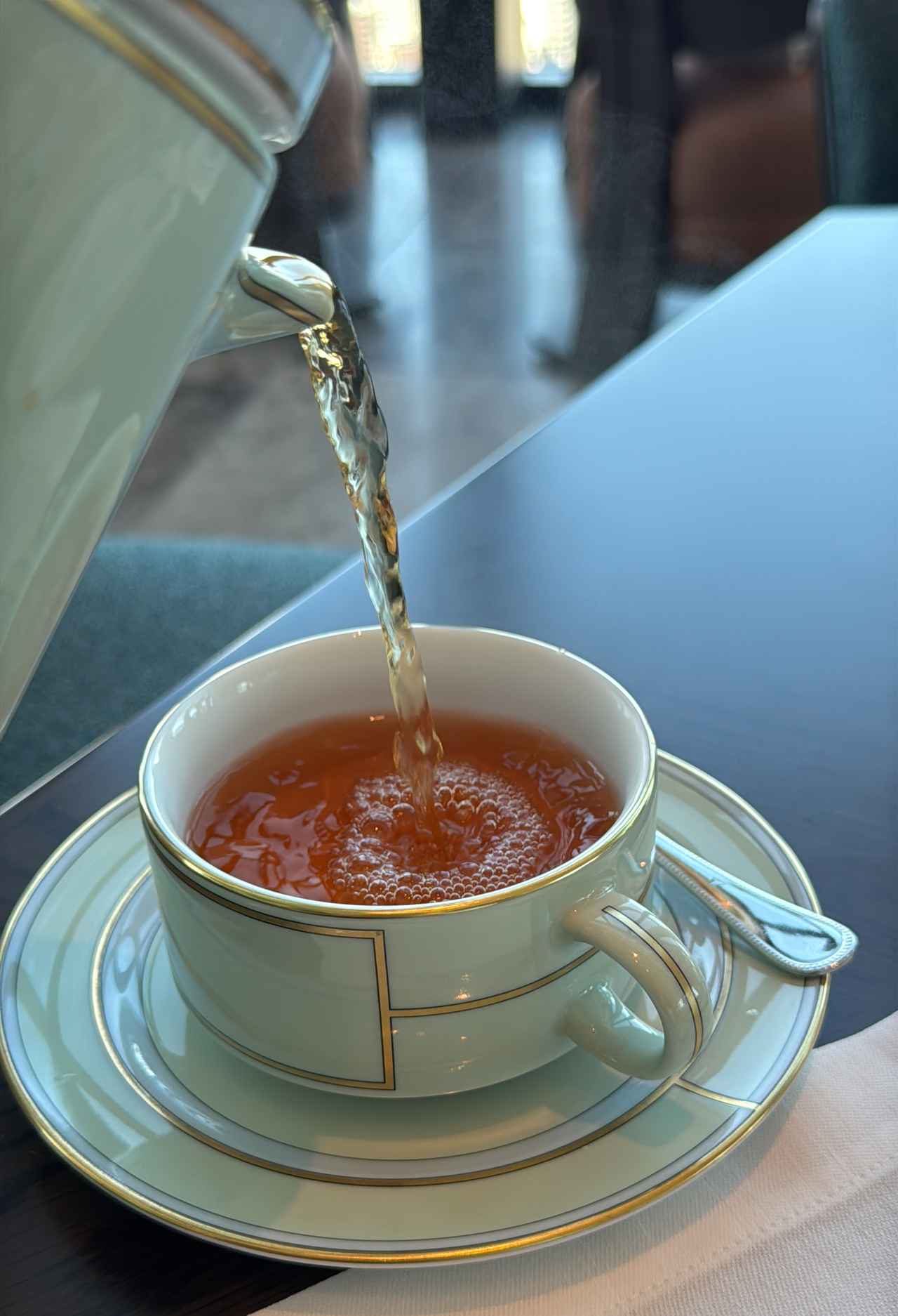 画像: ポットサービスで供されます