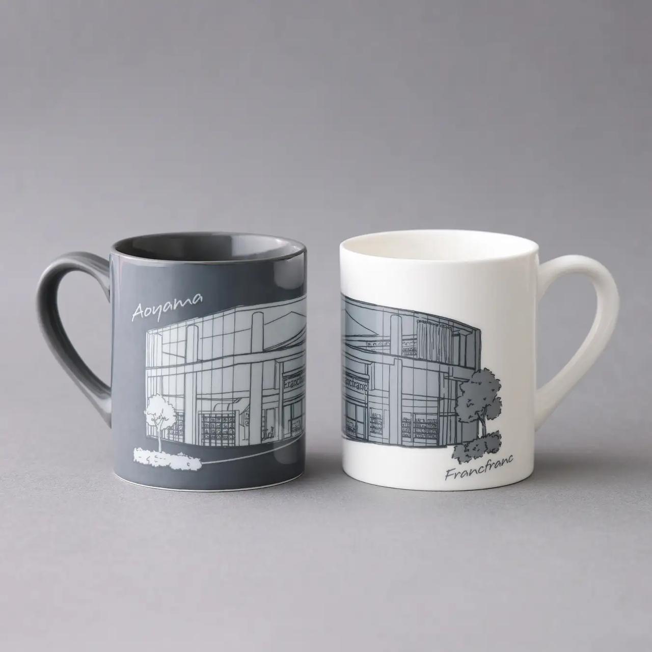 画像: 【商品名】【青山】リニューアル　記念マグ 【種類】グレー/ホワイト 【価格】500円