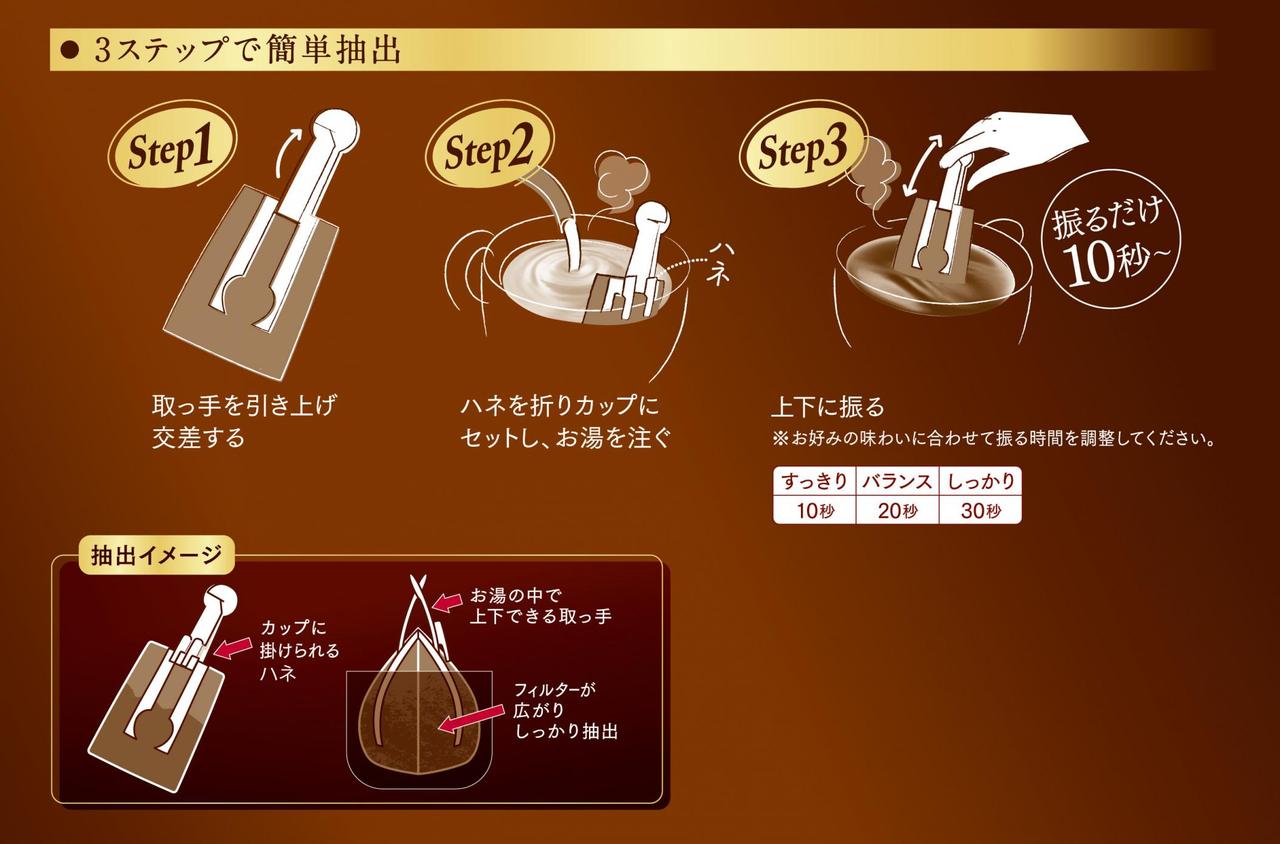 画像: ②好みの味わいに調節可能