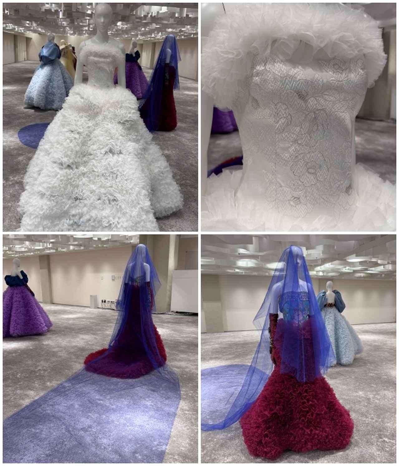 画像12: 八芳園でのみ着用可能♡唯一無二の祝福を纏う【TOMO KOIZUMI × KOTOHOGI】特別なウエディングドレスが誕生