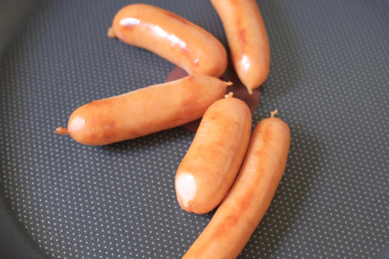 画像: 焼き色が少しつき始め→