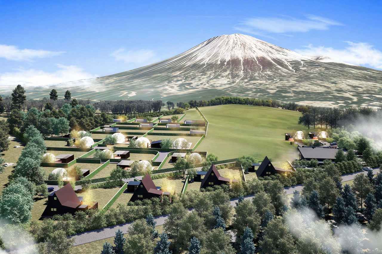 画像: 富士山を独占する絶景グランピング誕生 河口湖に関東最大級リゾート開業