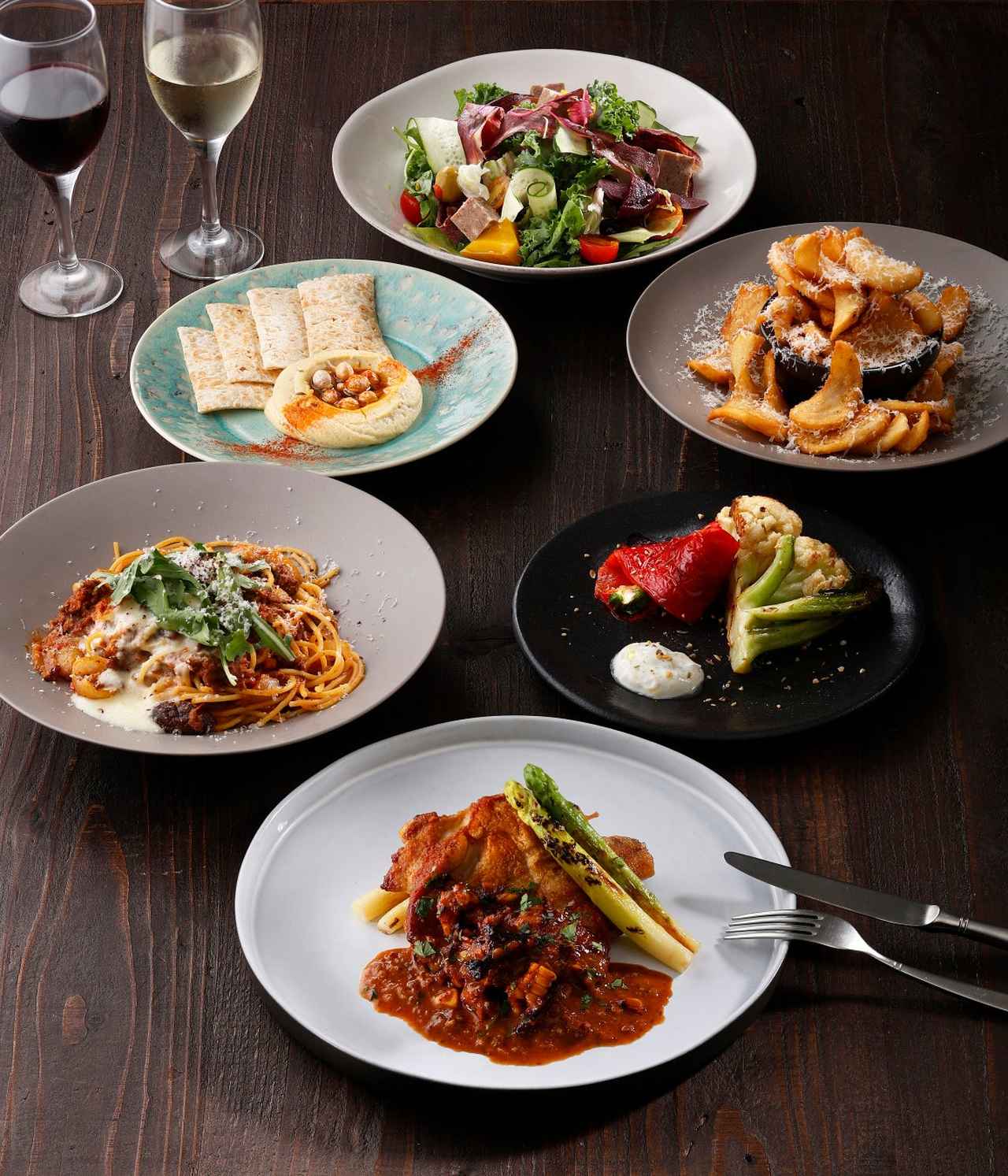 画像: 店舗限定メニューやシェアプランも充実