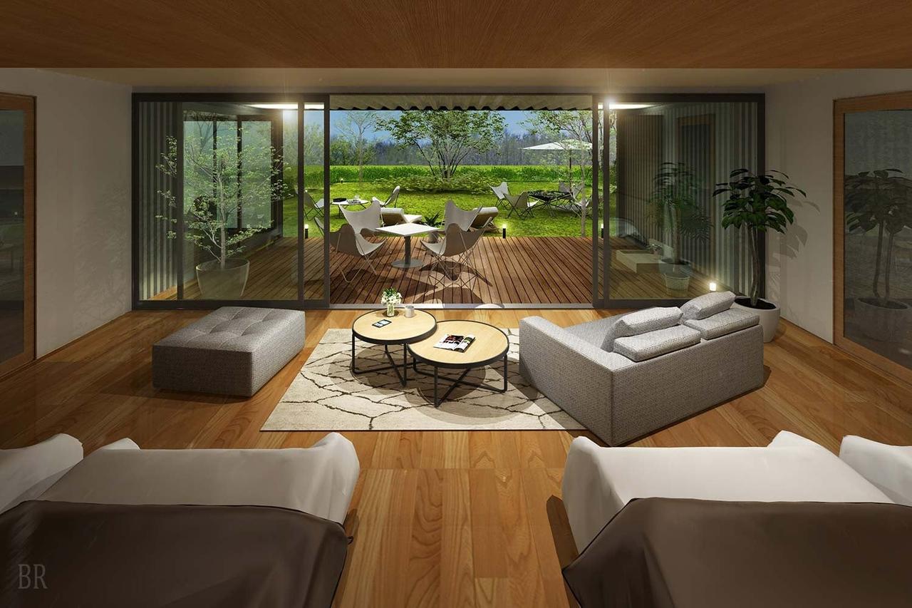 画像: ドッグキャビン-プライベートドッグラン付き-