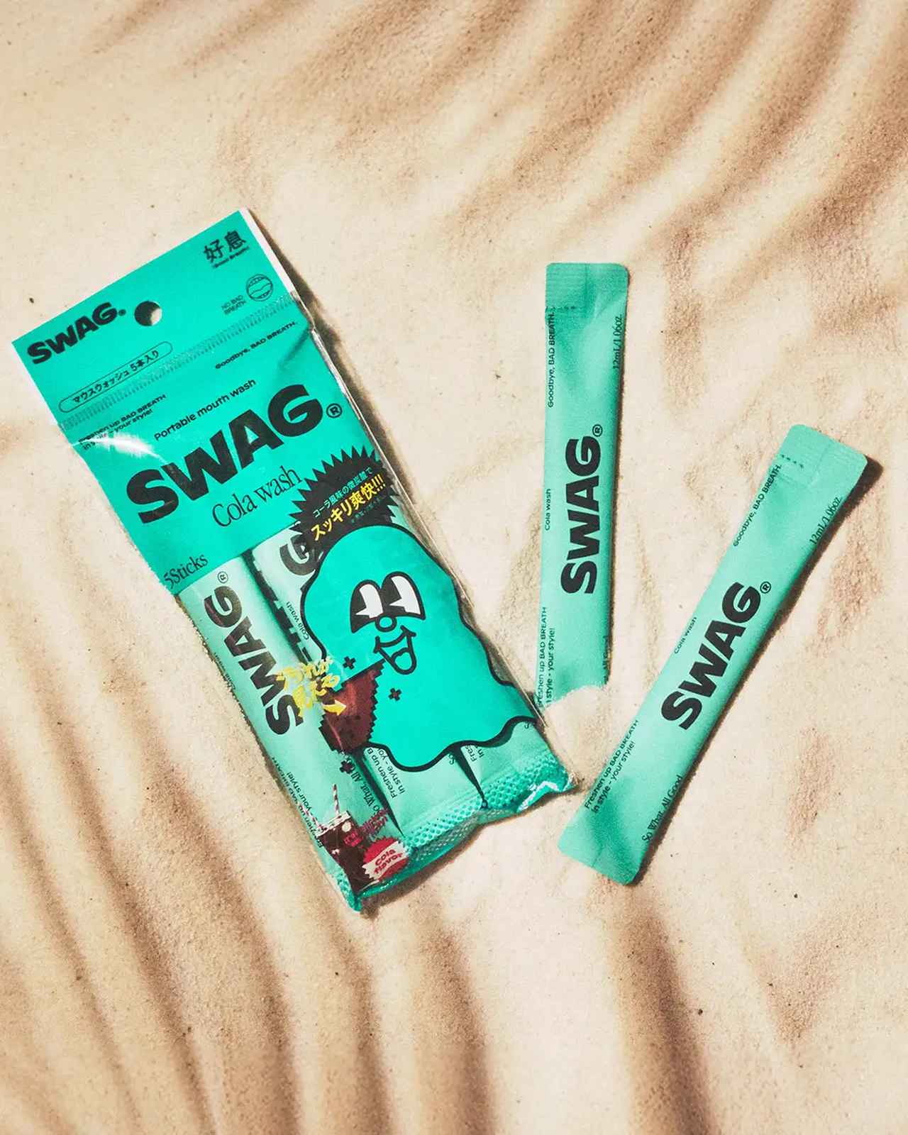 画像: 商品名:SWAG COLA WASH(スワッグ コーラウォッシュ) 価格:330円(税込)容量:12ml × 5本 販売先:各ECサイト、全国のバラエティストア、全国のドラッグストア