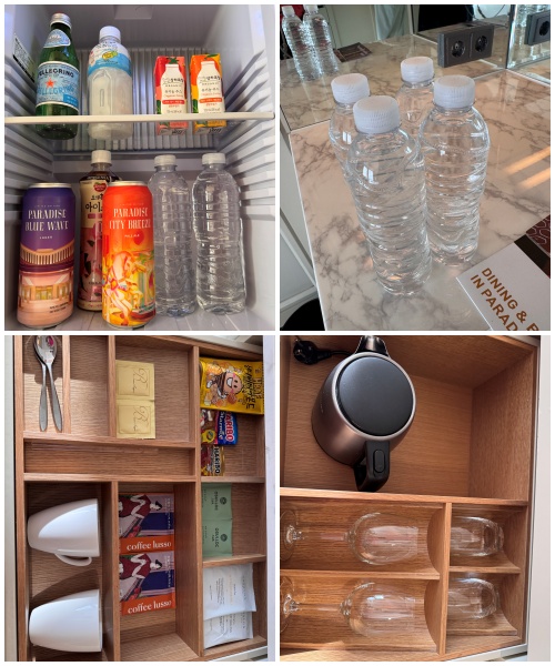 画像: ミニバーは1回に限り無料