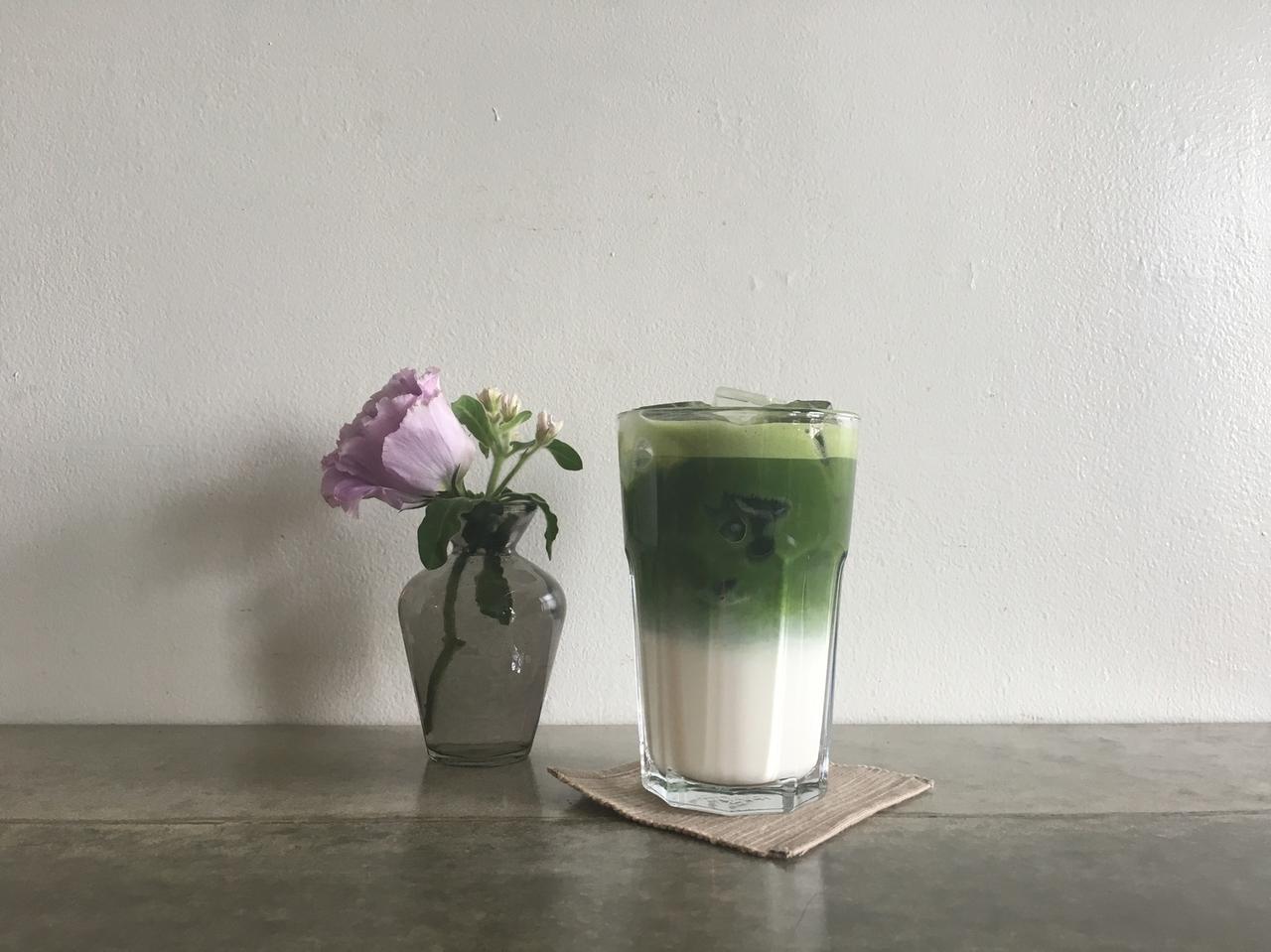 画像: おすすめメニュー①：抹茶ラテ