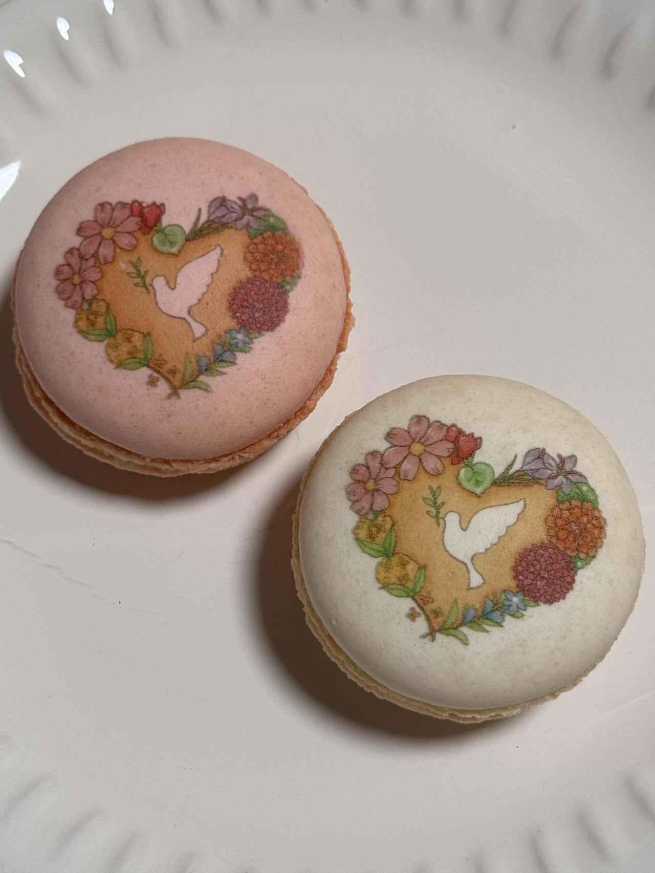 画像2: 花と鳩が紡ぐ平和のメッセージ♡【ブールミッシュ✖鴨志田和泉】「ピースフルマカロン」第2弾が11月2日より販売開始