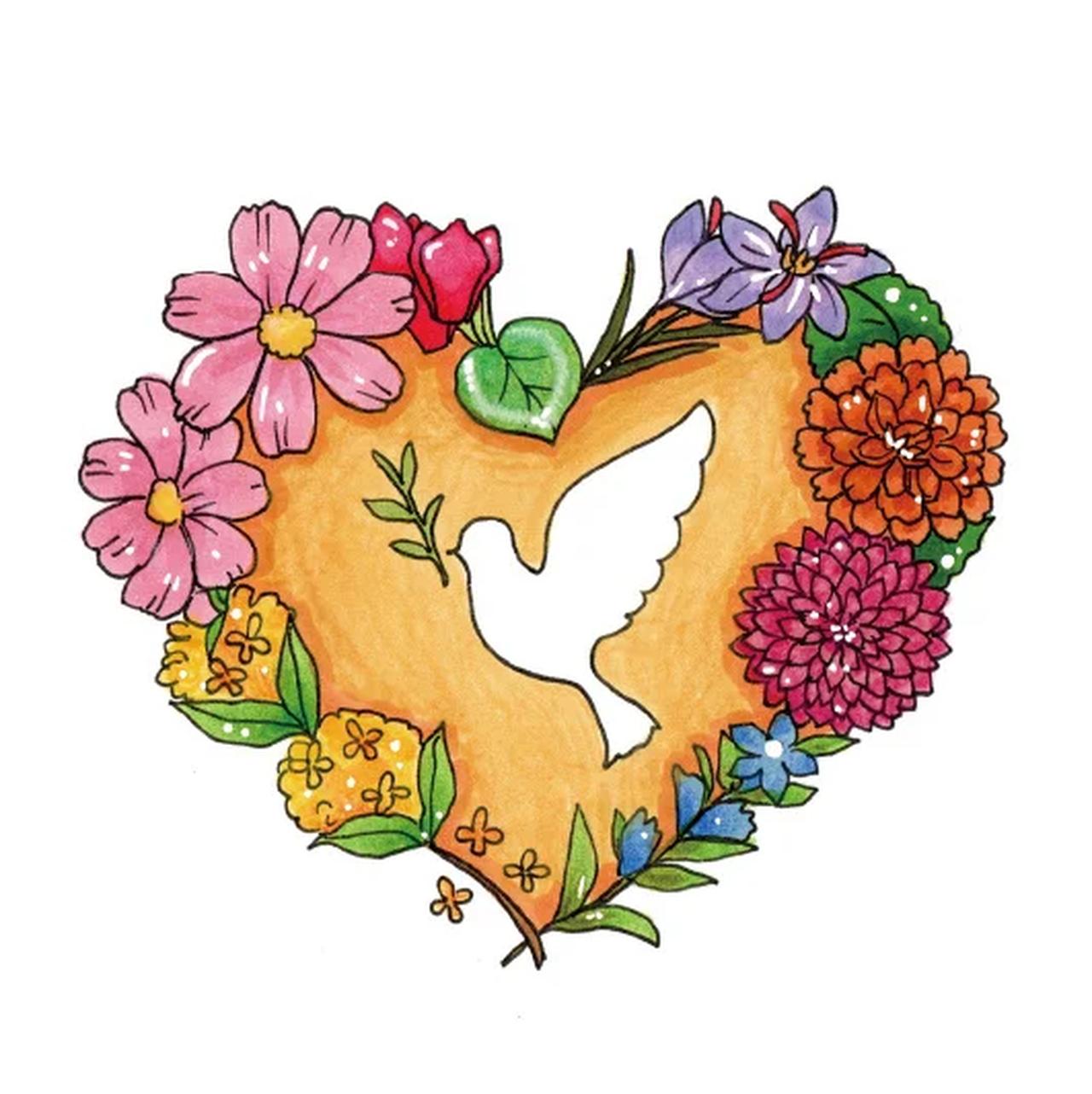 画像4: 花と鳩が紡ぐ平和のメッセージ♡【ブールミッシュ✖鴨志田和泉】「ピースフルマカロン」第2弾が11月2日より販売開始