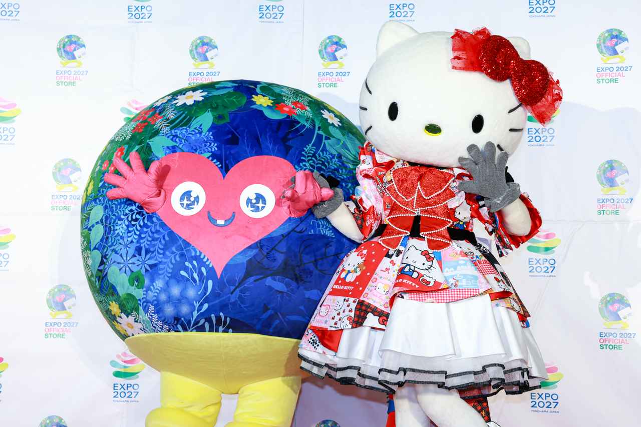 画像1: トゥンクトゥンクとハローキティが夢の共演！サンリオコラボアイテムで「園芸博」がもっと身近に♪