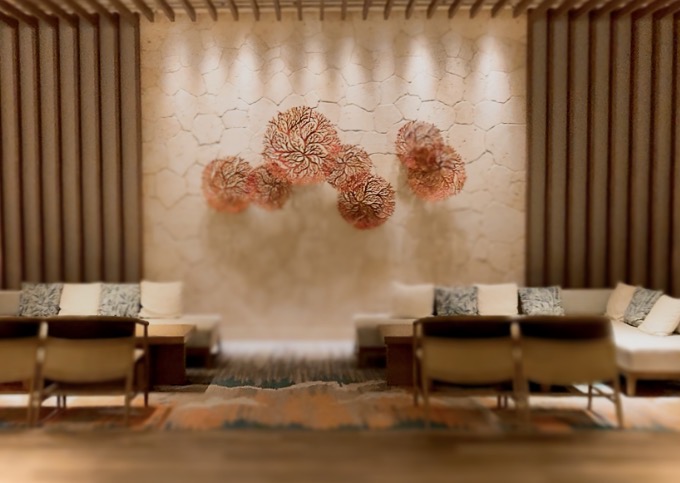 画像: 落ち着いたラウンジ空間