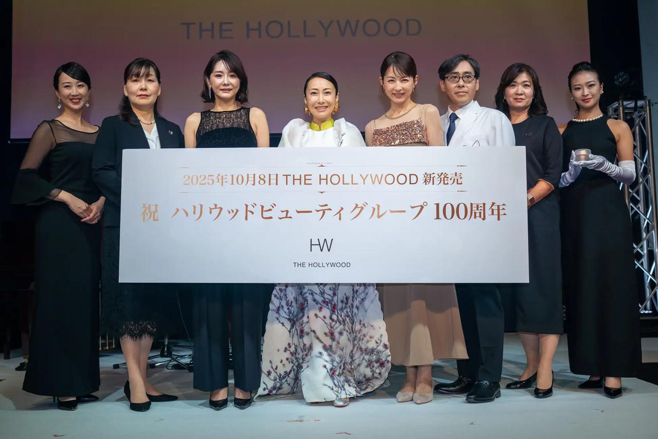 画像: 左から　ハリウッド酒向杏奈/ハリウッド金野英美子氏・勝木友香氏・一青窈氏・平井理央氏・ハリウッド窪小谷淳一氏/山口隆子氏/山口佳南氏