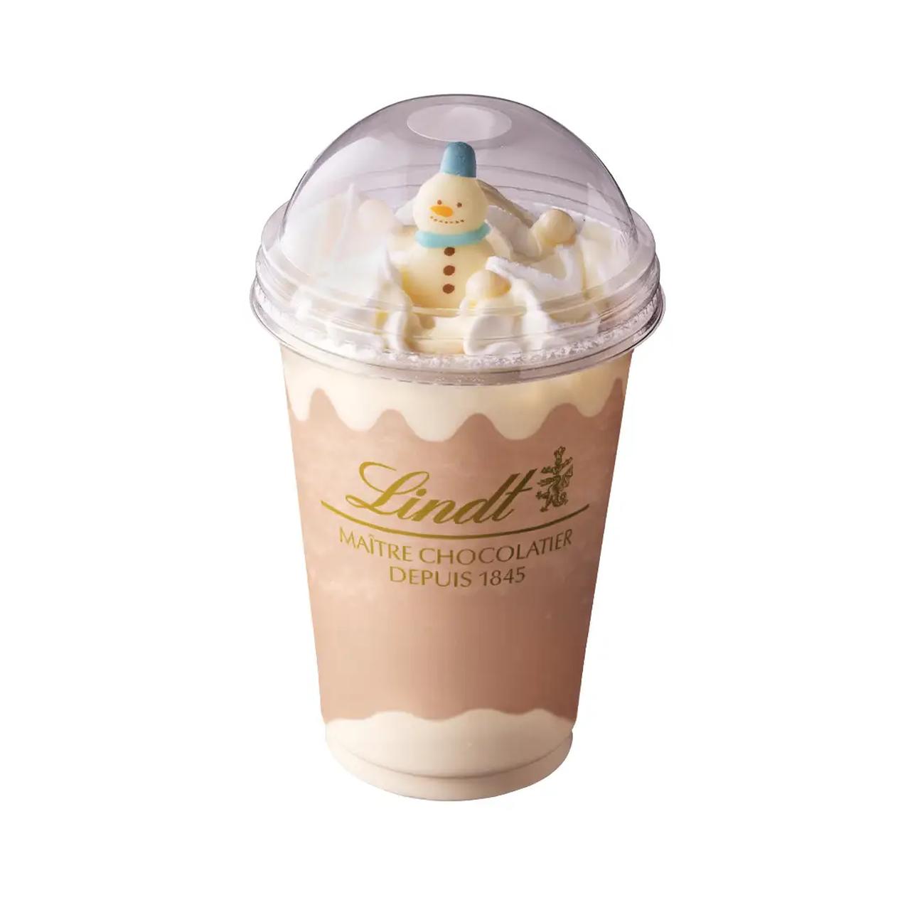 画像: アイスショコラドリンク 価格:898円(税込) 販売期間:2025年11月1日(土)〜2026年1月7日(水) 販売店舗:全国のリンツ ショコラ ブティック&カフェ ※なくなり次第終了となります。 ※ドリンク&チョコウェイファーセットの対象外となります。