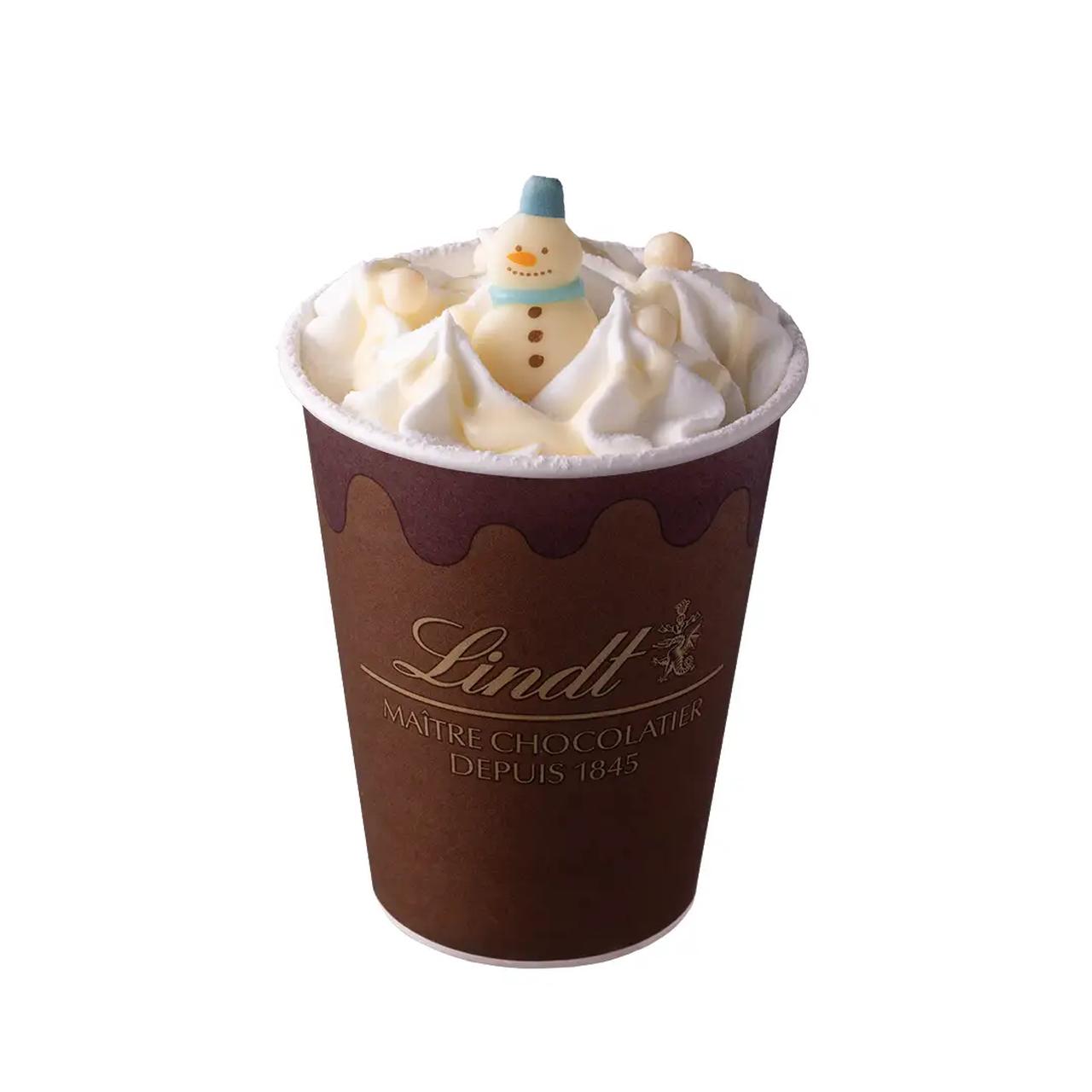 画像: ホットショコラドリンク 価格:898円(税込) 販売期間:2025年11月1日(土)〜2026年1月7日(水) 販売店舗:全国のリンツ ショコラ ブティック&カフェ ※なくなり次第終了となります。 ※ドリンク&チョコウェイファーセットの対象外となります。