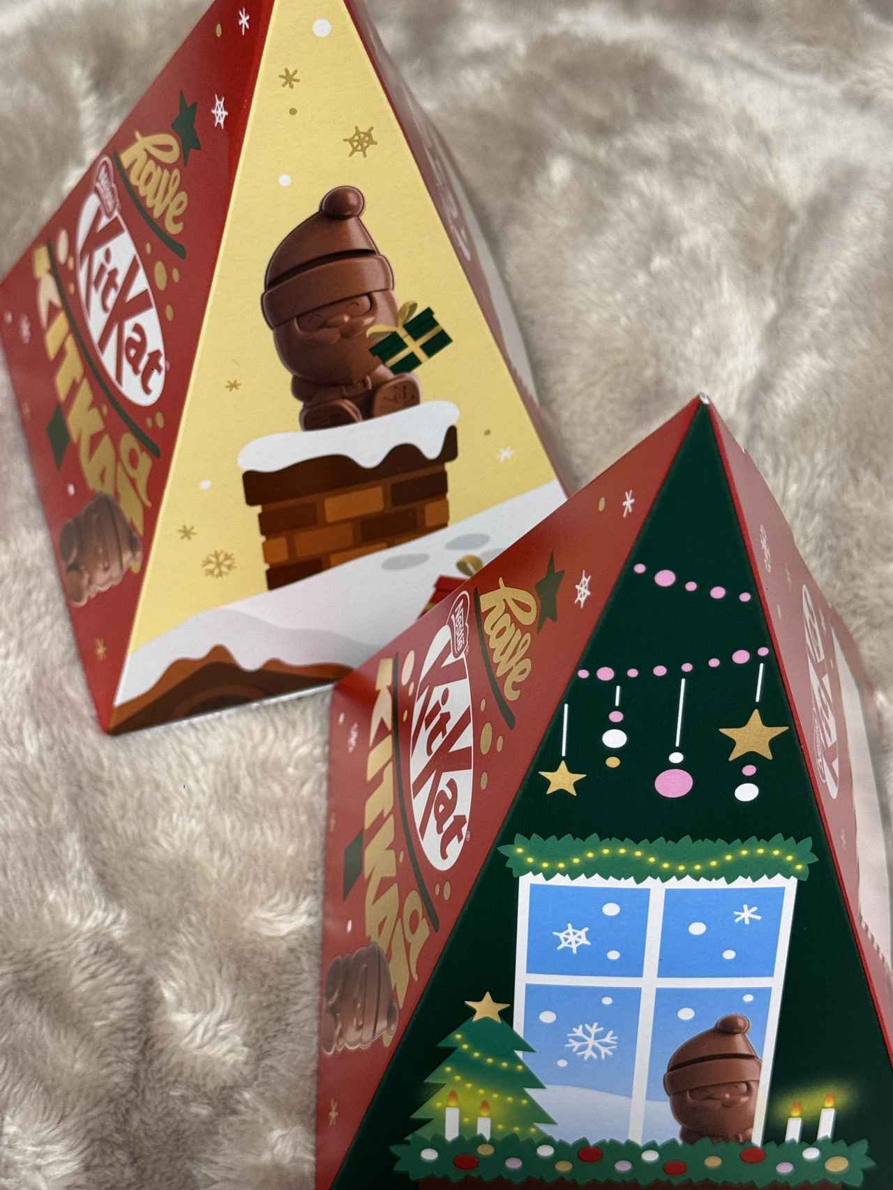 画像: 商品名:8個入り キットカット ホリデイサンタ ツリーボックス 価格:1080円(税込)