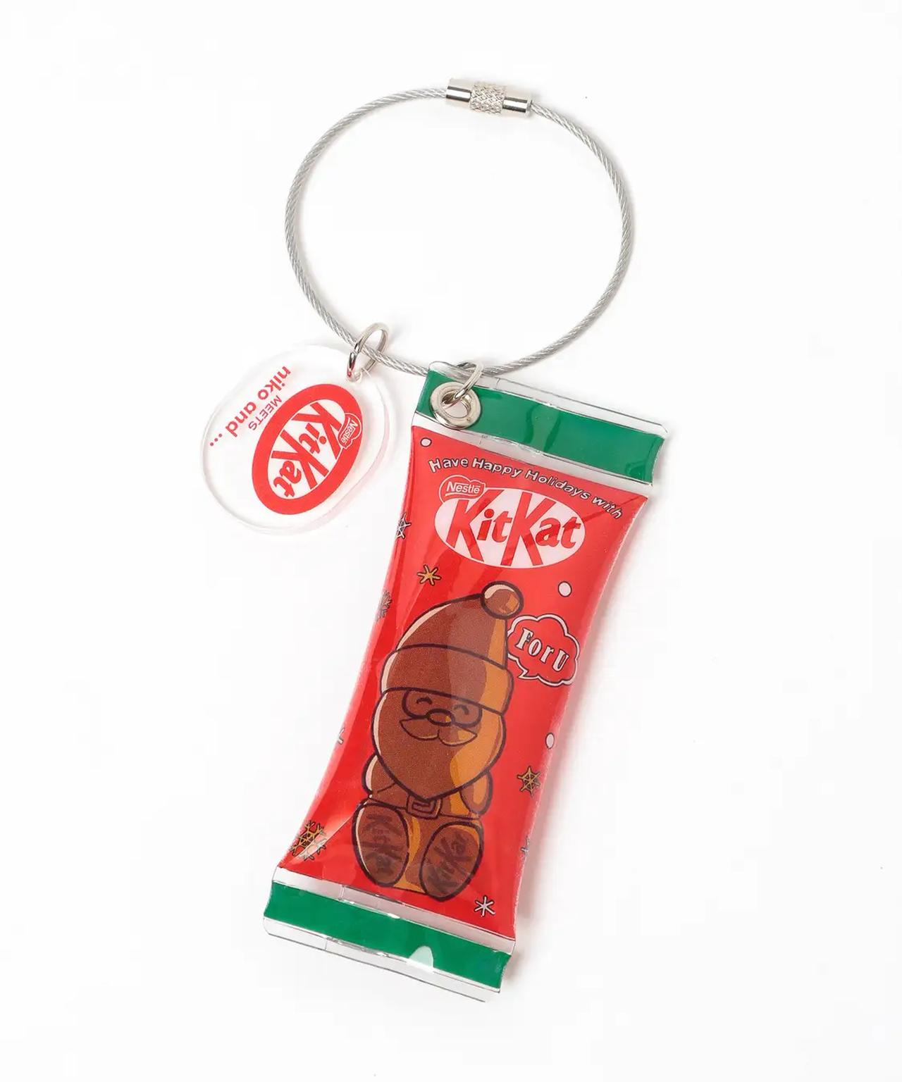 画像1: 商品名:キットカット ホリデイサンタ パッケージキーホルダー 価格:990円(税込)