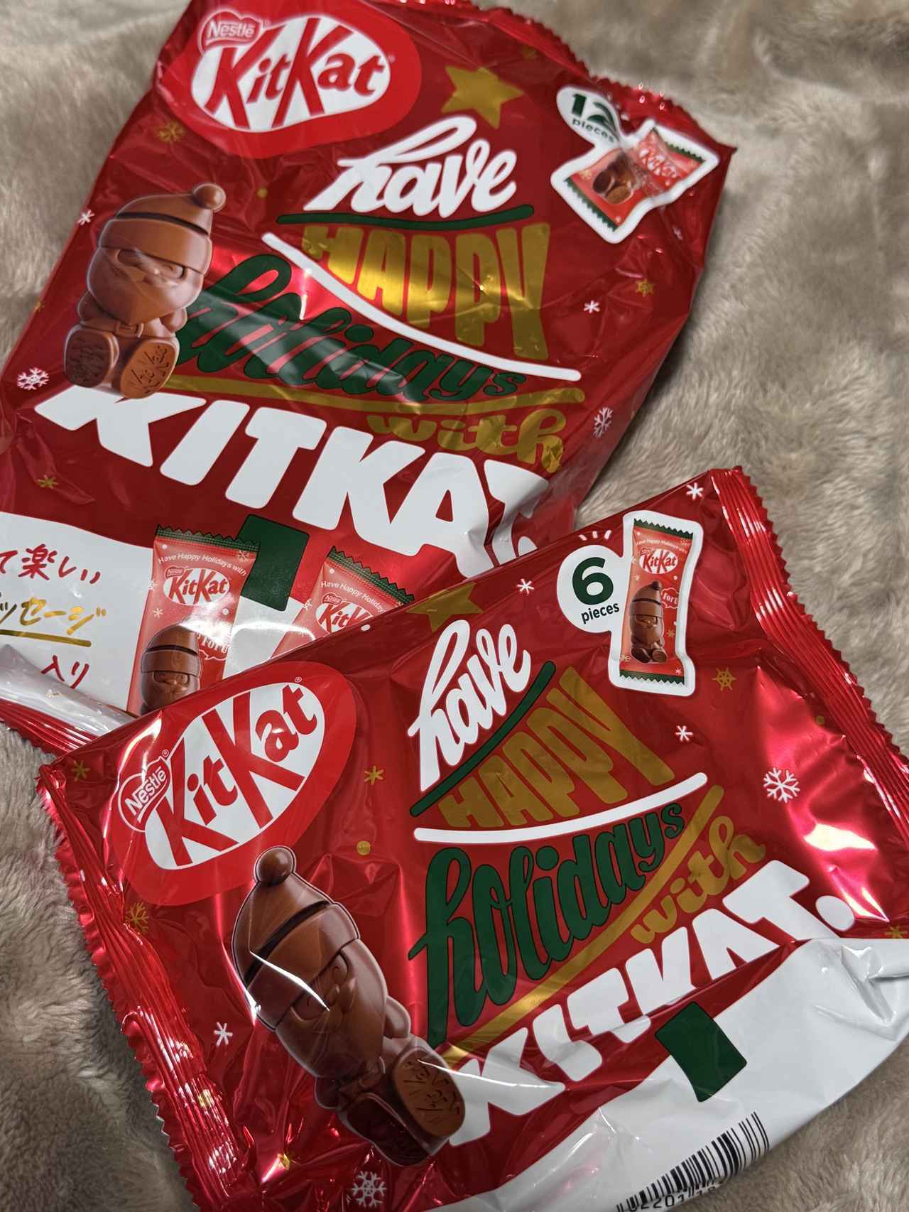 画像: 商品名:6個入り キットカット ホリデイサンタ 価格: 540円(税込)