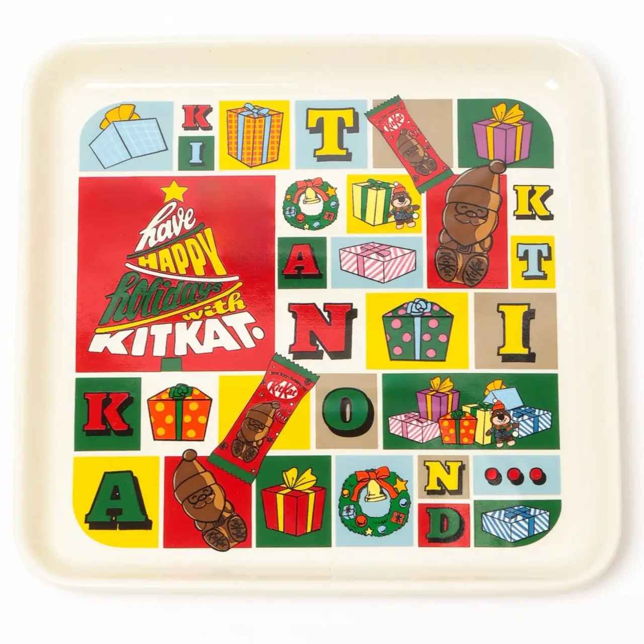 画像: 商品名:キットカット ホリデイサンタ プレート 価格:1,540円(税込)