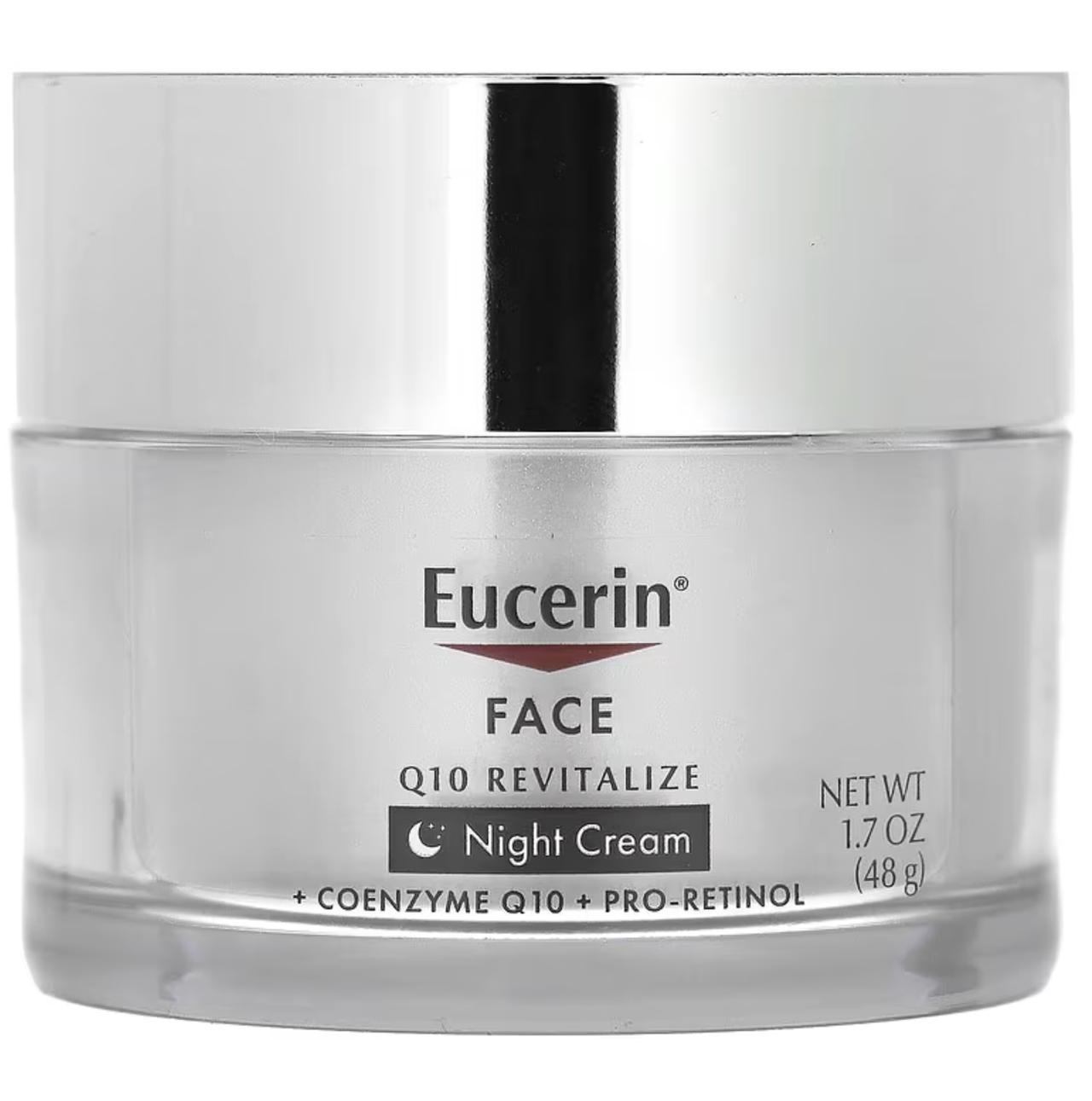 画像: Eucerin, フェイス、Q10 リバイタライズ、ナイトクリーム、無香料、48g / iHerb