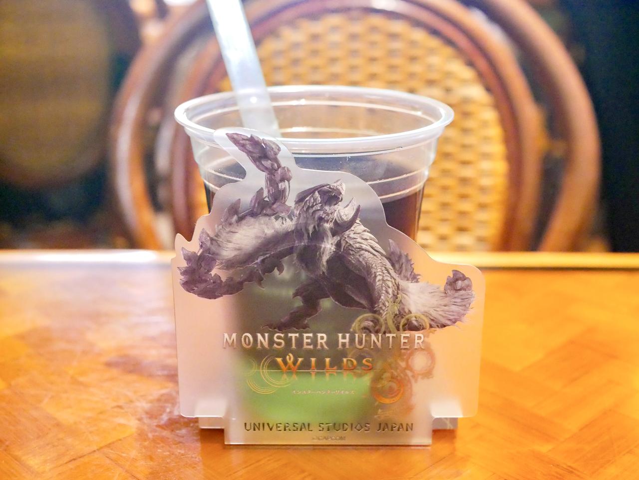 画像2: モンスターハンター・ワイルズ×USJ限定コースターセット、ラバラ・バリナ サワーチェリー＆ホワイトムース、回復グレート キウイ、紫蘇、はちみつ、ソーダ（ロストワールド・レストラン）