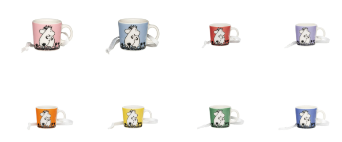 画像: ムーミン クラシック ミニマグ Love 本体価格 各1,500円(税込1,650円)