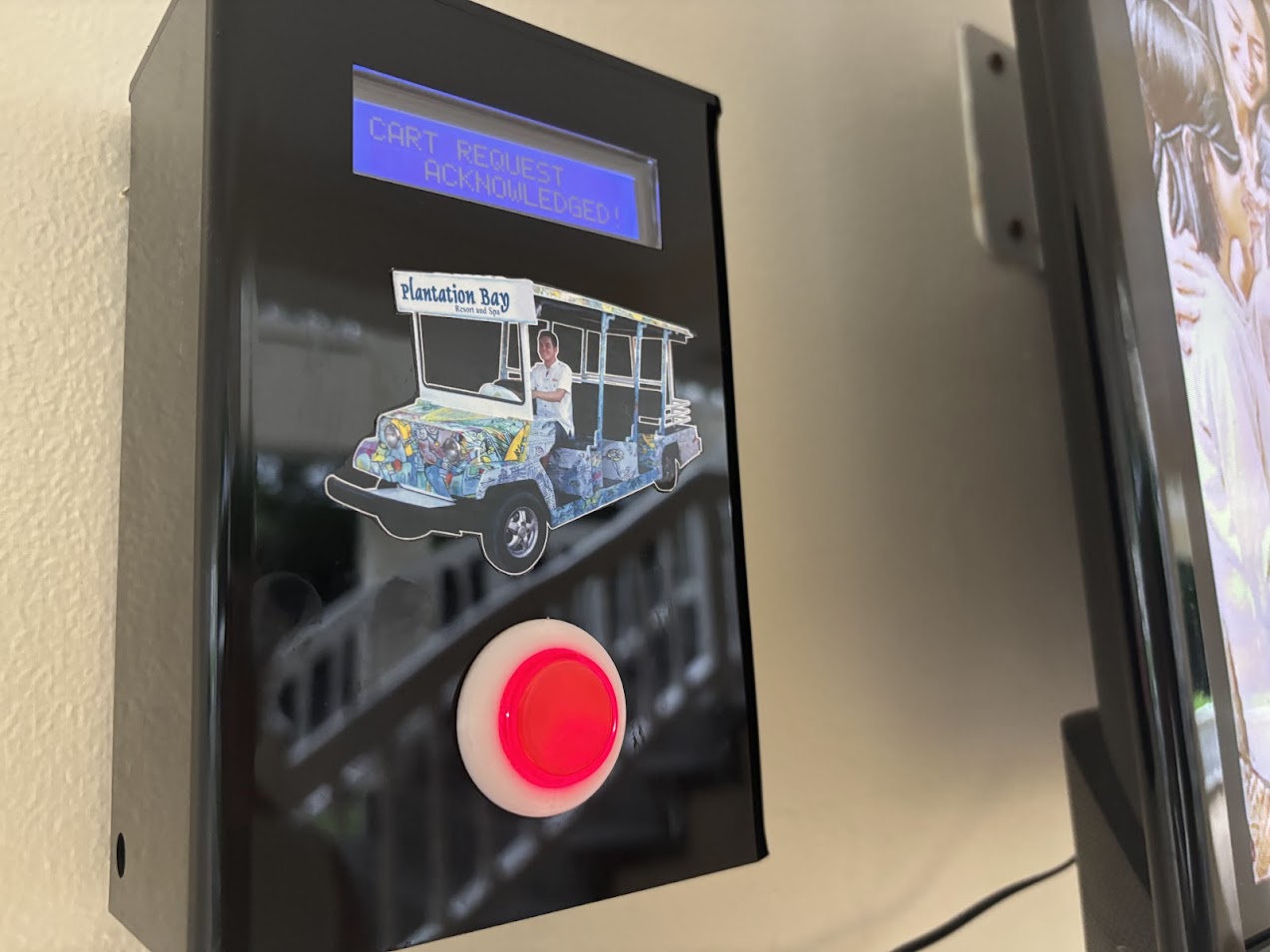 画像2: 広々としたホテルはカートで移動