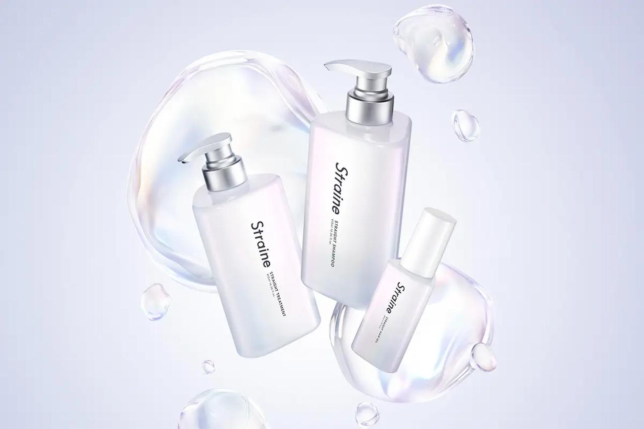 画像: Straine STRAIGHT SHAMPOO / ストレイン ストレートシャンプー ホワイトブロッサムの香り ［容量/ 価格］本体 475mL /1,980円(税込)、詰め替え用 400mL/ 1,540円(税込) Straine STRAIGHT TREATMENT / ストレイン ストレートトリートメント ホワイトブロッサムの香り ［容量/ 価格］本体 475mL /1,980円(税込)、詰め替え用 400mL/ 1,540円(税込) Straine STRAIGHT HAIR OIL / ストレイン ストレートヘアオイル ホワイトブロッサムの香り ［容量/価格］本体 80mL/1,980円(税込)