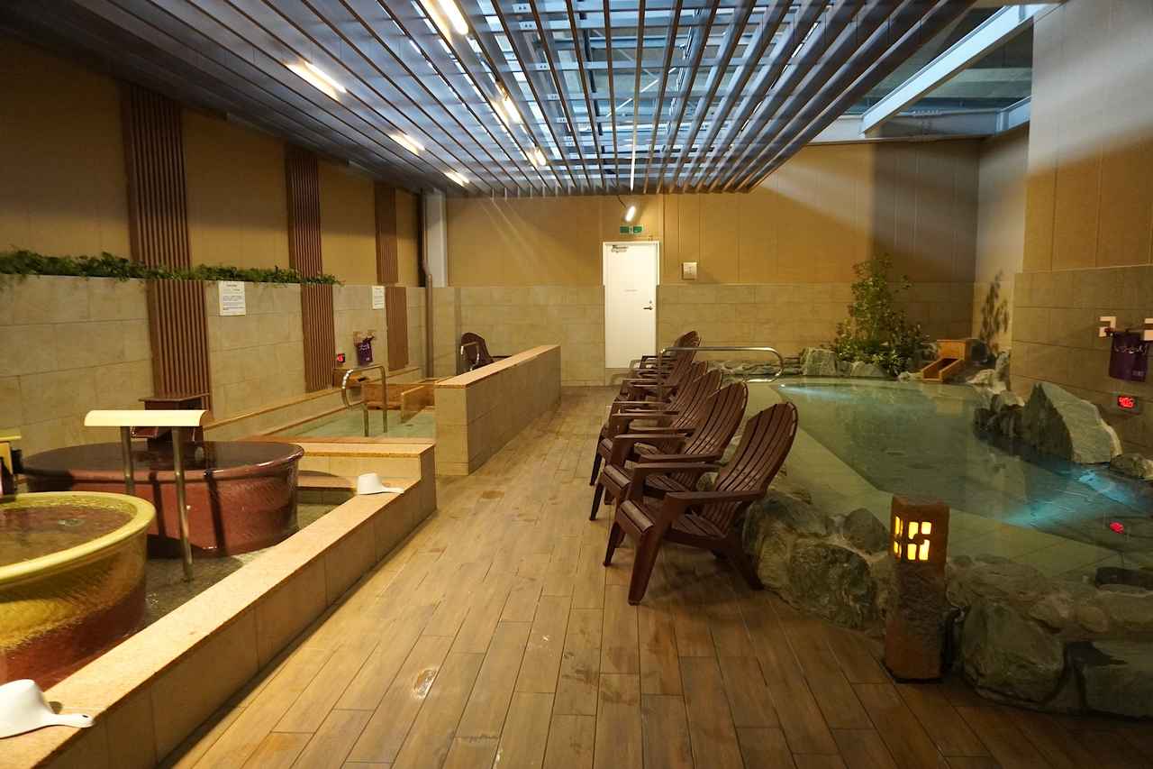 画像5: サウナや岩盤浴と充実したお風呂でリラックス