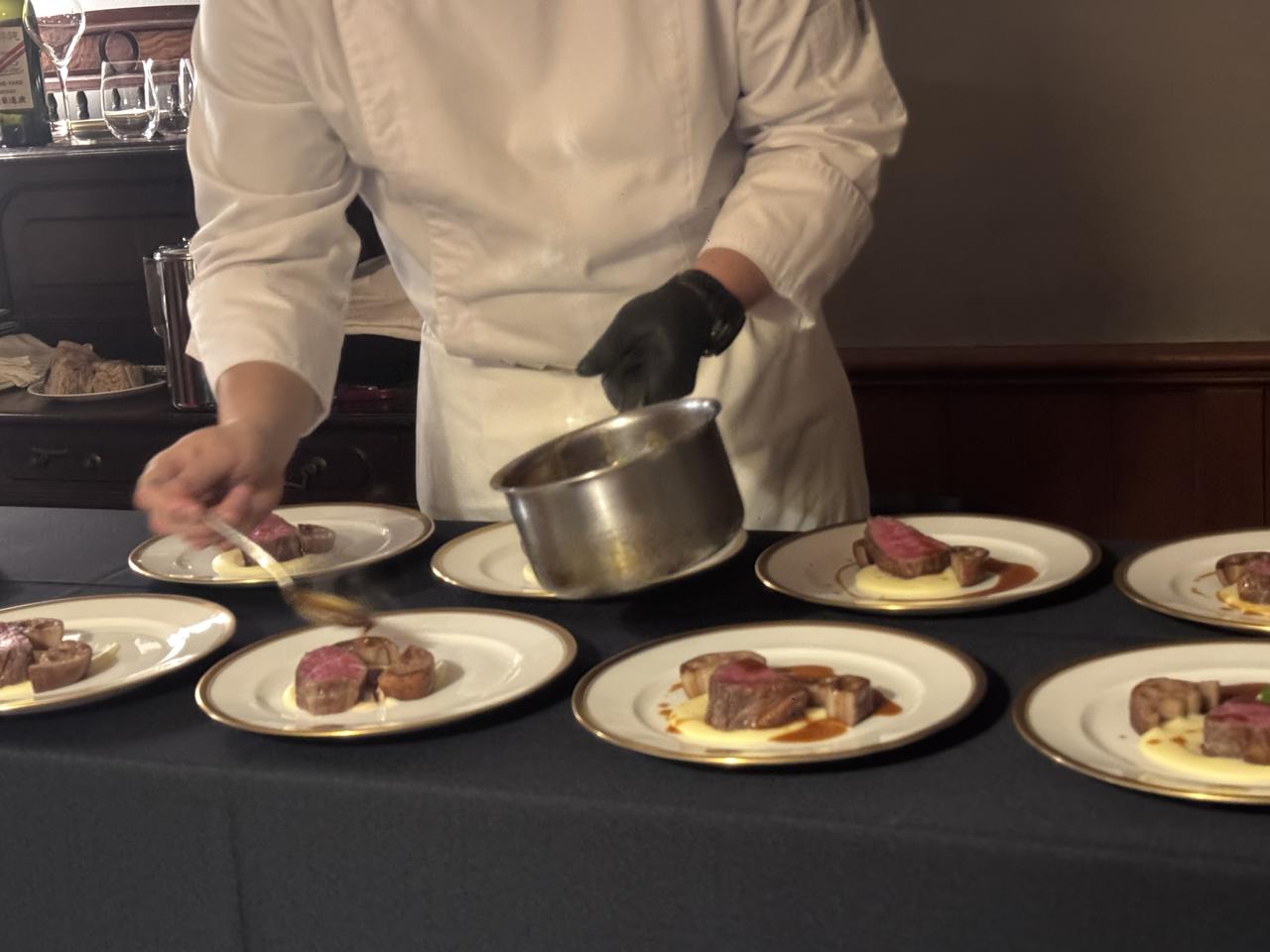 画像: 八芳園シェフによる饗宴