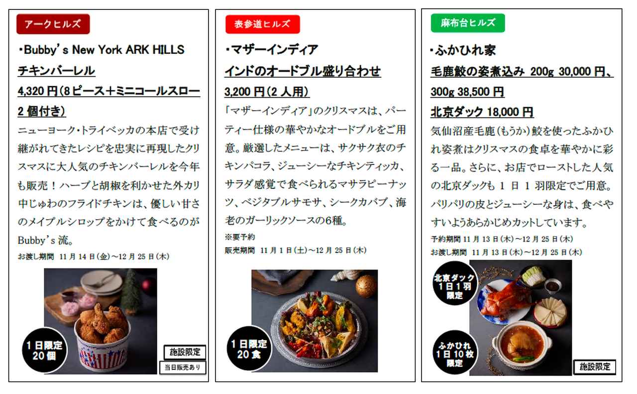 画像2: ⚫︎王道のクリスマスパーティーフードからアジアの美食まで