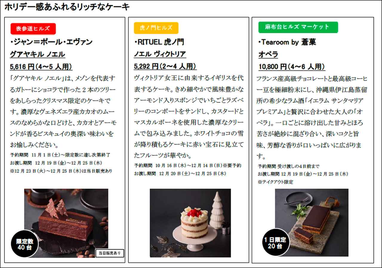 画像: ⚫︎ホリデー感あふれるリッチなケーキ